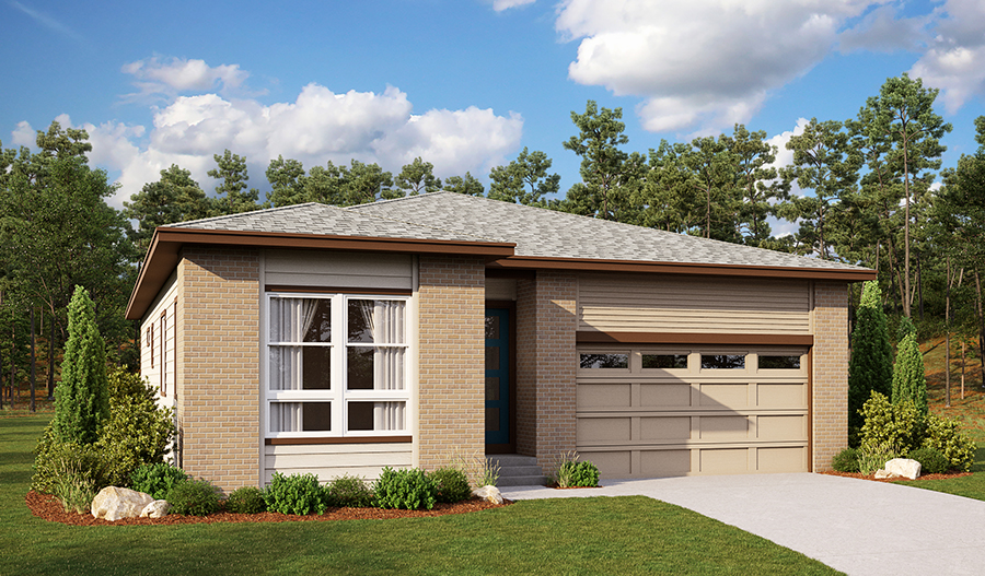 Clearwater floor plan at Ascent Village at Sterling Ranch Richmond