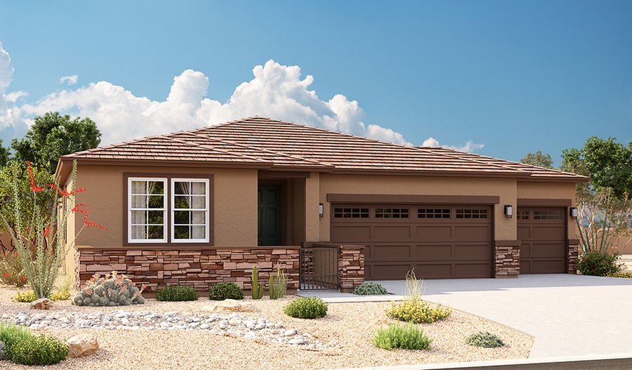 Agate floor plan at Seasons at Canyon Views Richmond American Homes