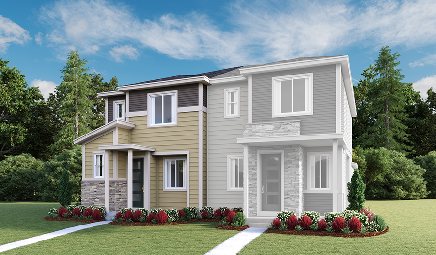 Exterior A of the Boston floor plan