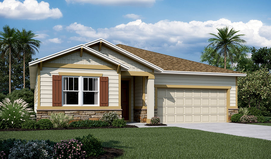 The Raleigh - Elevation L Exterior L of the Raleigh floor plan