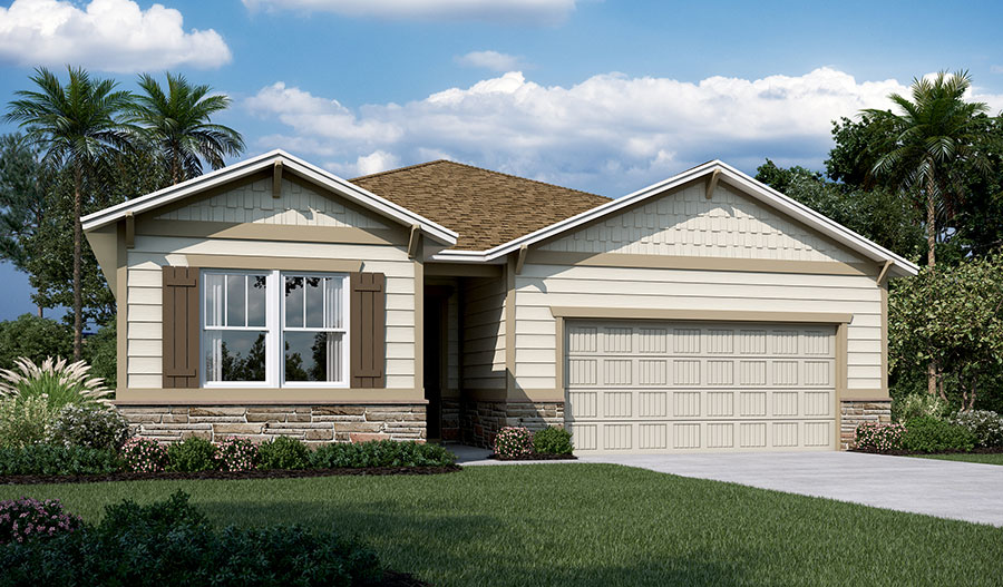 The Augusta - Elevation L Exterior L of the Augusta floor plan