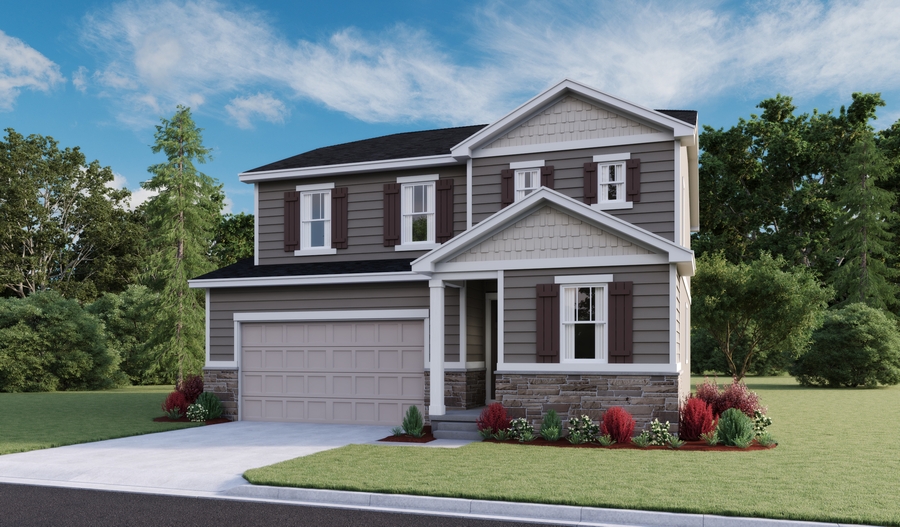 Exterior C of the Pearl floor plan