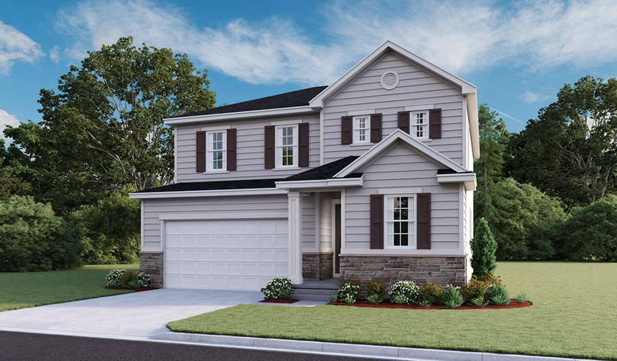 Exterior D of the Pearl floor plan