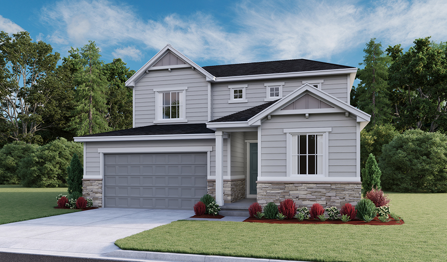 Exterior G of the Citrine floor plan