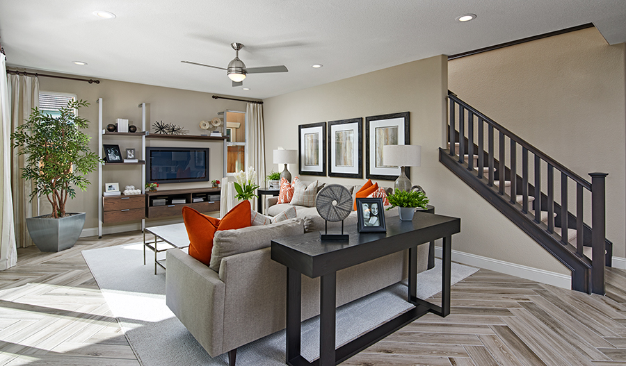 Family room of the Stacey plan in NCA