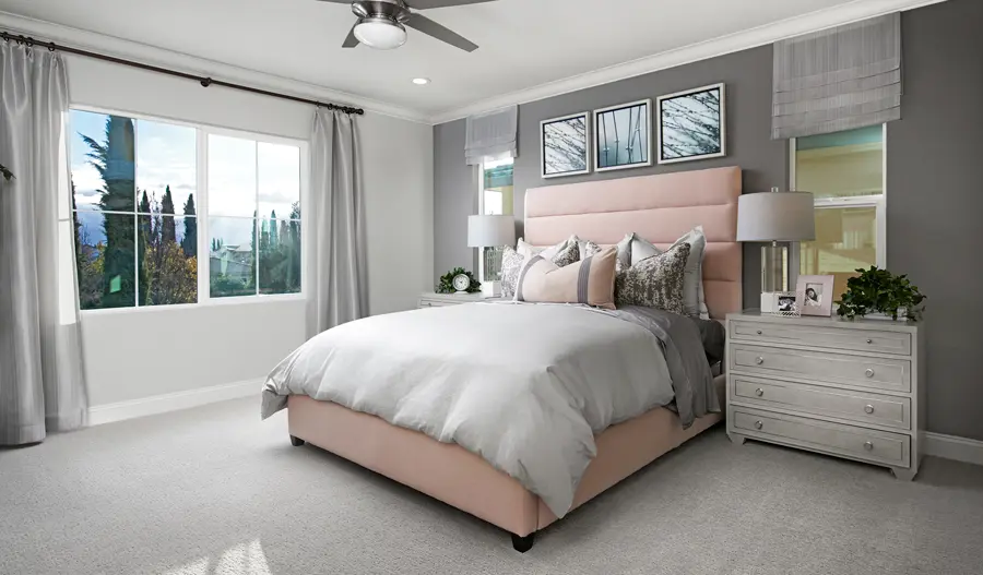 Owner's bedroom of the Seth plan in NCA