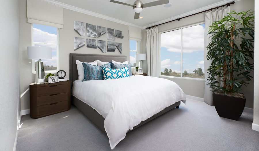 Owner's bedroom of the Chicago plan in DEN