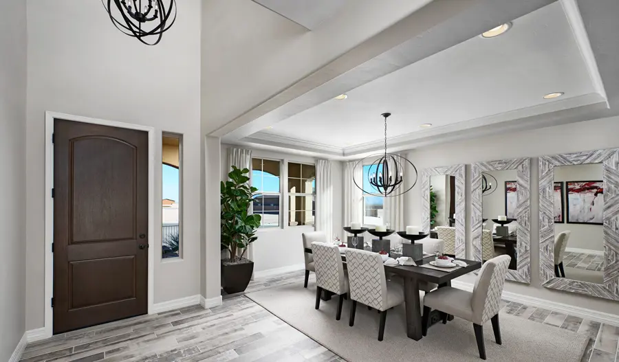 Dining room of the Dillon II plan in Tucson