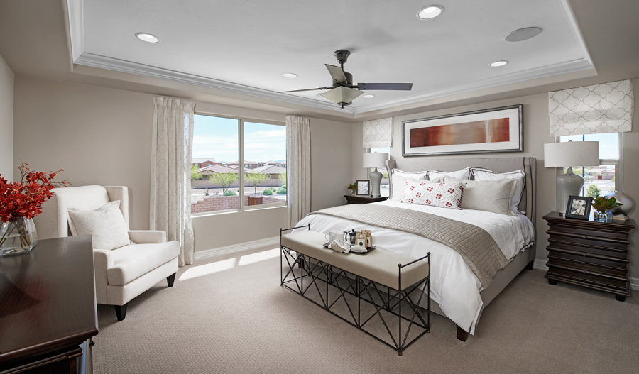 Primary Bedroom Owner's bedroom of the Dillon II plan in Tucson