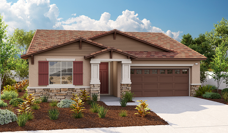 Exterior C of the Alexandrite floor plan