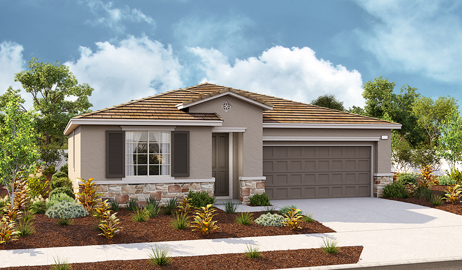 Exterior B of the Agate floor plan