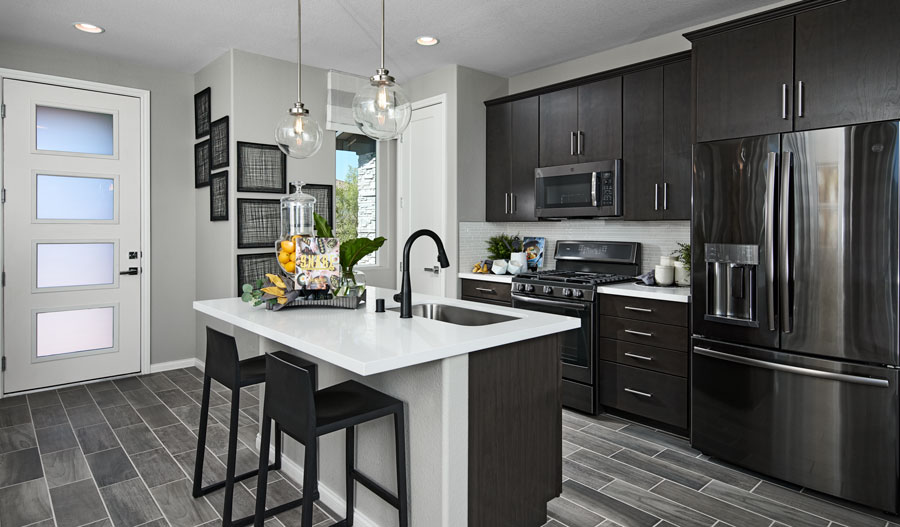Kitchen of the Chicago plan in LV