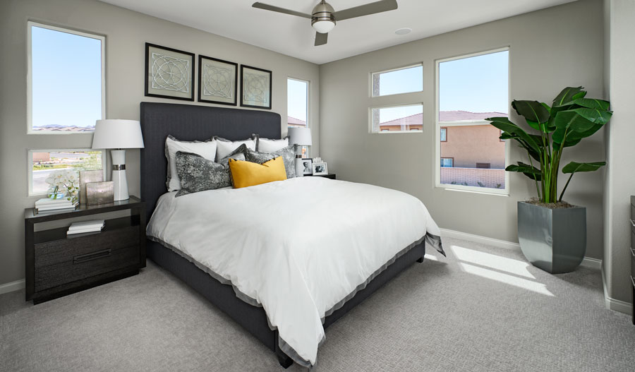 Owner's bedroom of the Chicago plan in LV