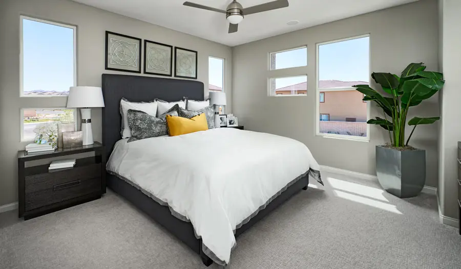 Owner's bedroom of the Chicago plan in LV