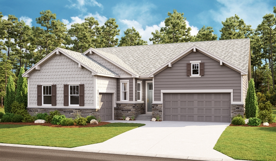 Exterior B of the Decker floor plan