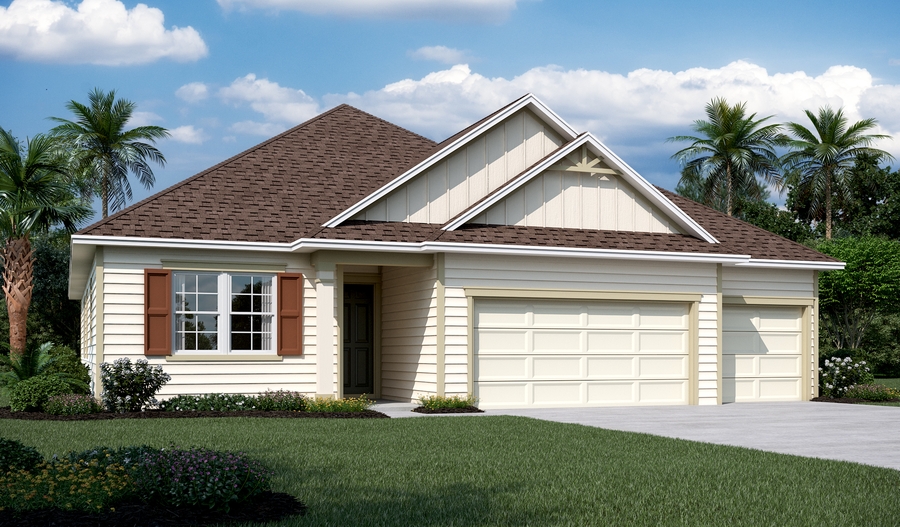 Exterior M of the Hawthorn floor plan