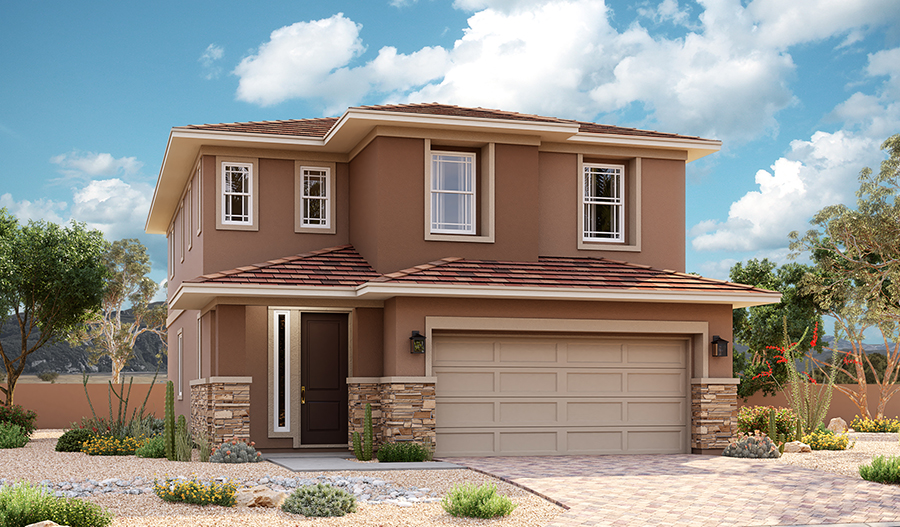 Exterior B of the Birch floor plan