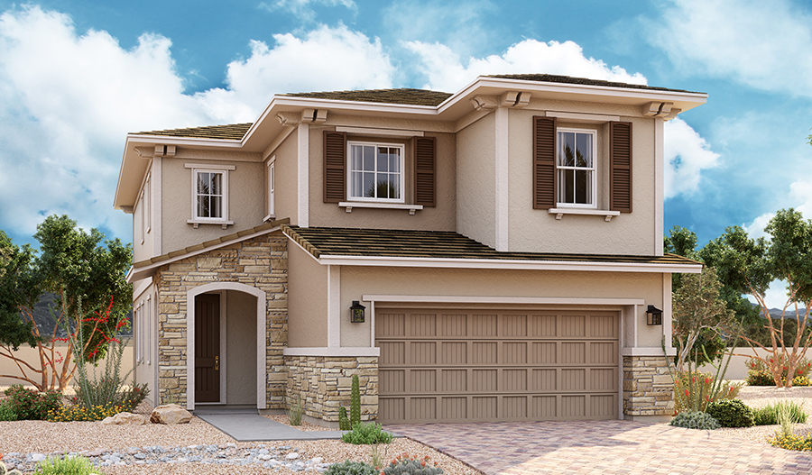 Exterior C of the Cottonwood floor plan