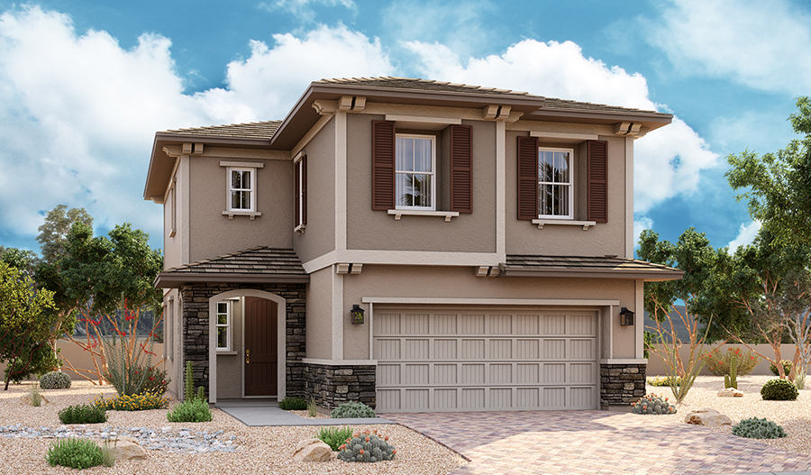 Exterior C of the Acacia floor plan