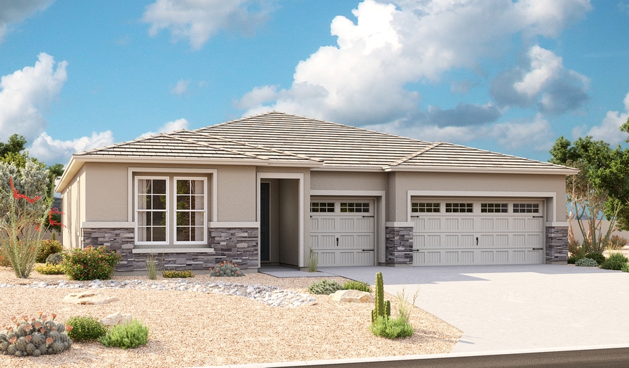 Exterior C of the Darius floor plan