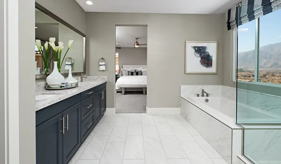 The Andrea Owner's bathroom of the Andrea plan in Inland Empire