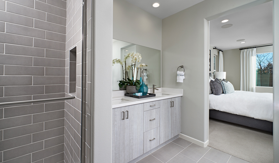 Owner's bath of the Agate floor plan in SCA