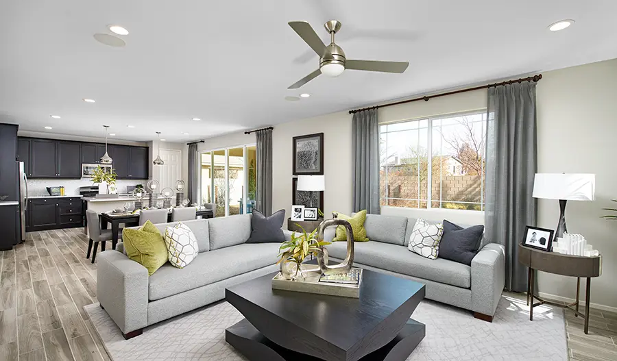 Great room of the Tourmaline floor plan