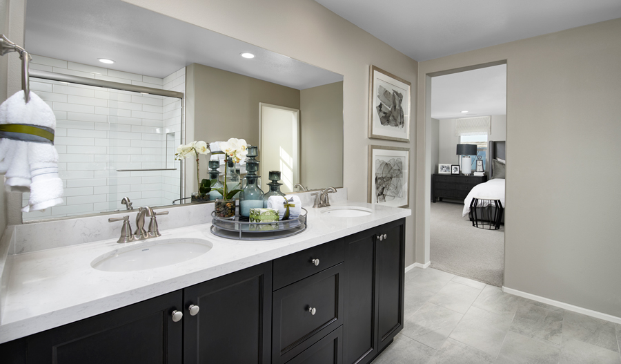 Owner's bathroom of the Tourmaline floor plan