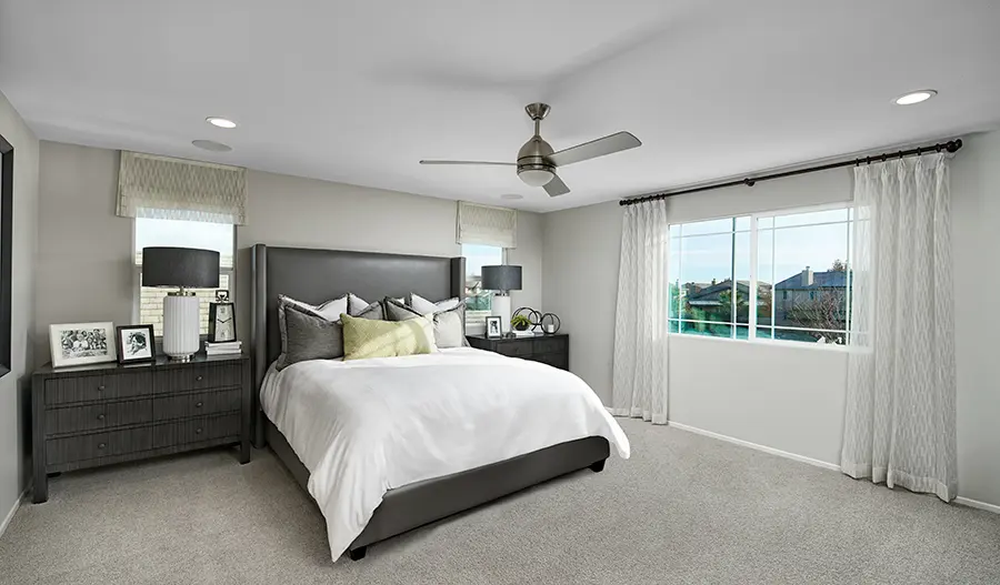 Owner's bedroom of the Tourmaline floor plan in SCA