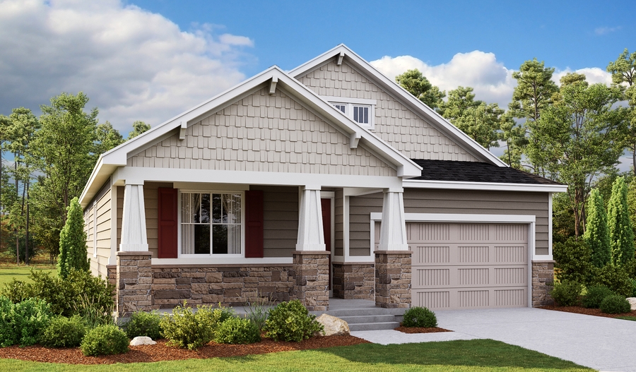 The Avalon - Elevation E Exterior E of the Avalon floor plan