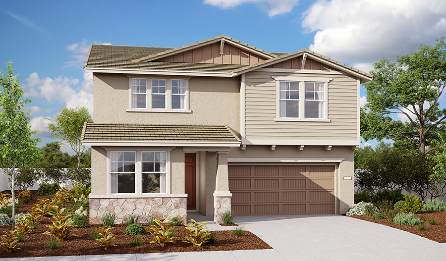 Moonstone floor plan at Ladera at White Rock Springs Ranch Richmond