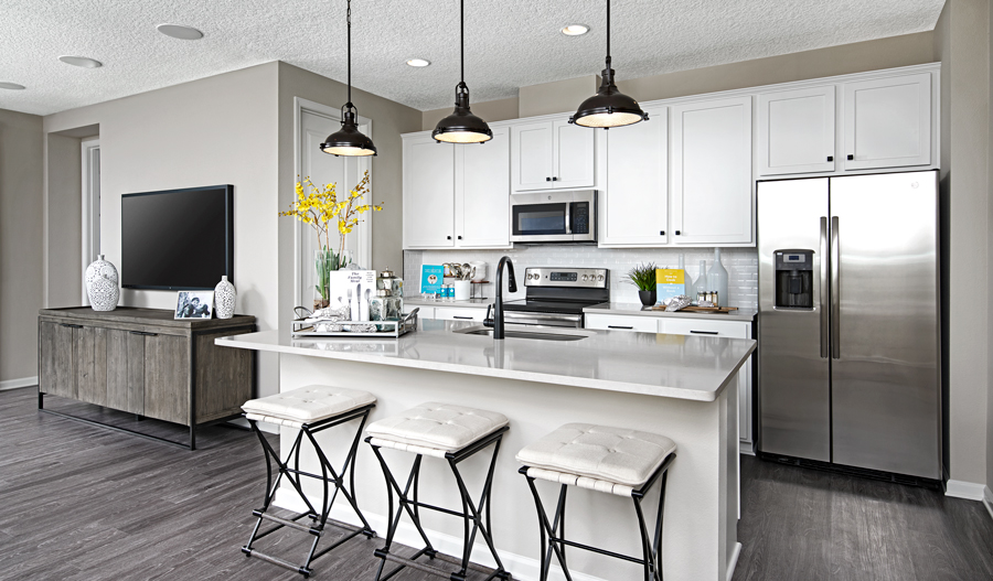 Kitchen of the Larimar plan in JAX