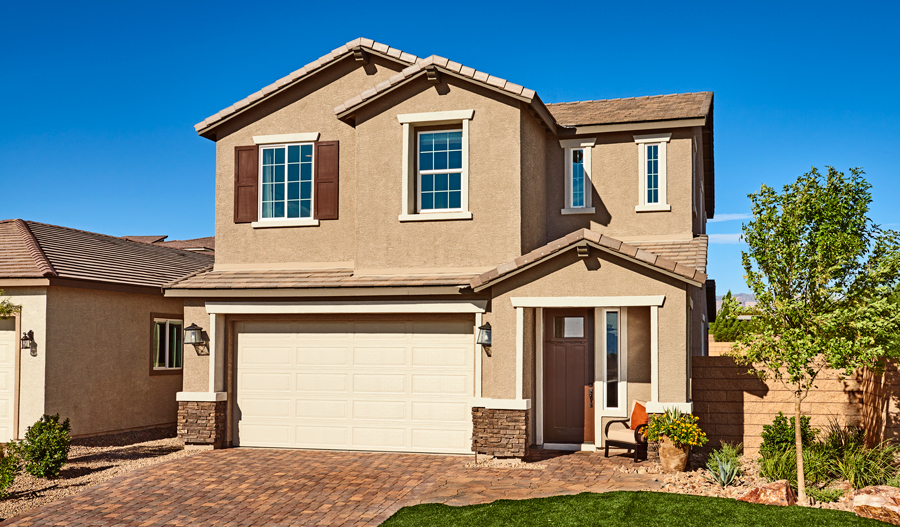 Exterior of the Birch plan in Las Vegas