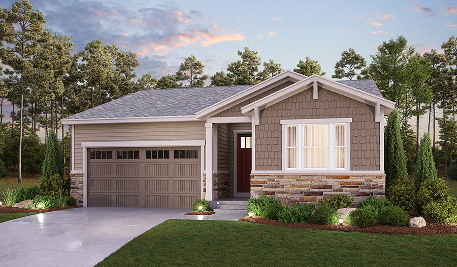 The Amethyst - Elevation B Exterior B of the Amethyst floor plan