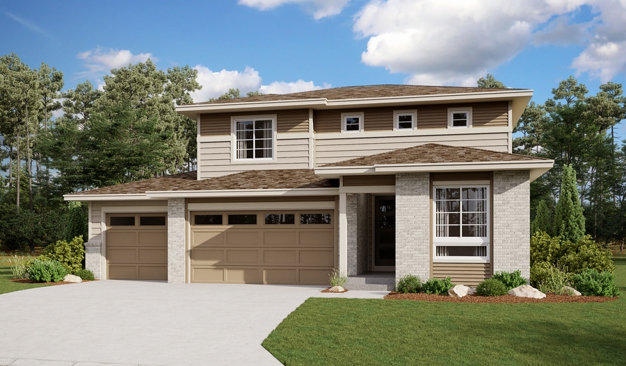 Exterior C of the Citrine floor plan