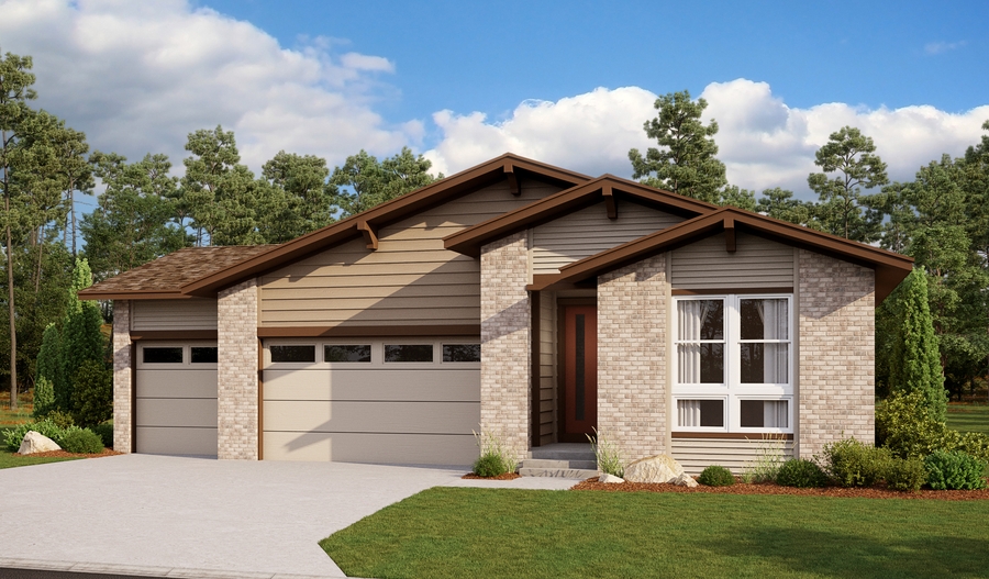 The Arlington - Elevation D Exterior D of the Arlington floor plan