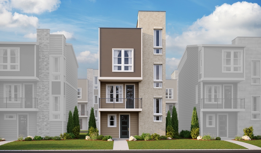 Exterior D of the Soho floor plan