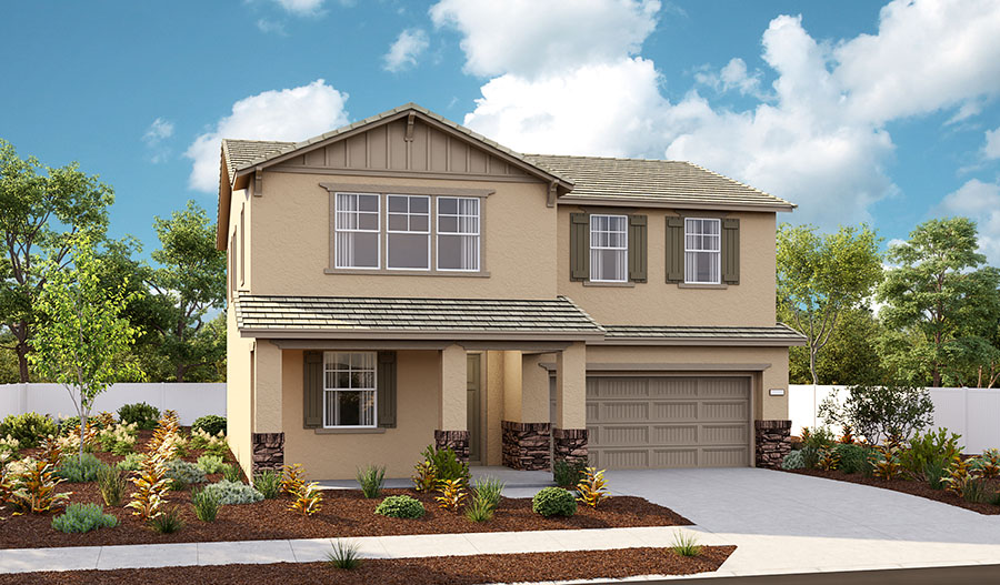The Andrea - Elevation C Exterior C of the Andrea floor plan