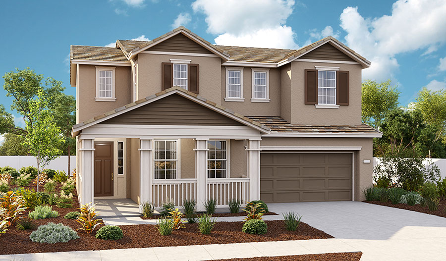 The Sienna - Elevation B Exterior B of the Sienna floor plan