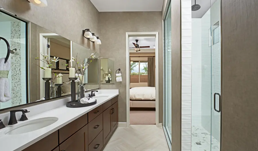 The Cassandra Owner's bathroom of the Cassandra plan in Tucson