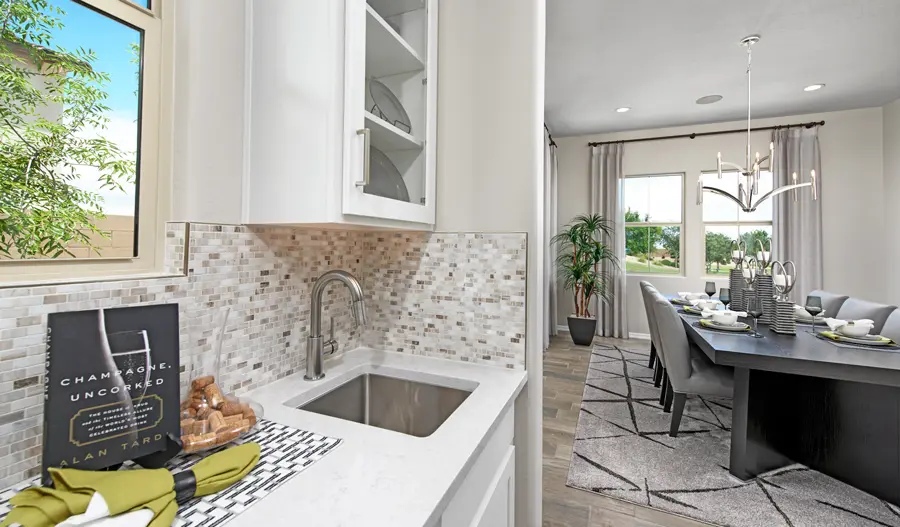 Dining nook of the Raleigh plan in PHX