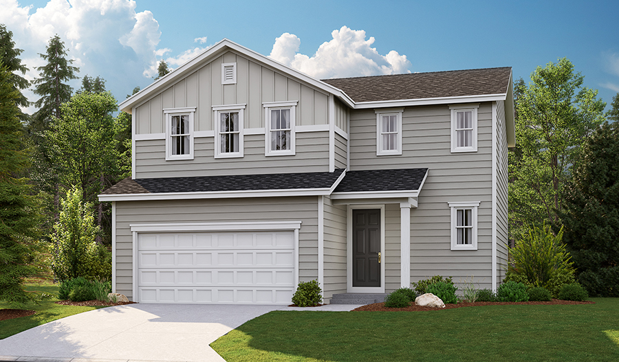 Exterior A of the Coral floor plan