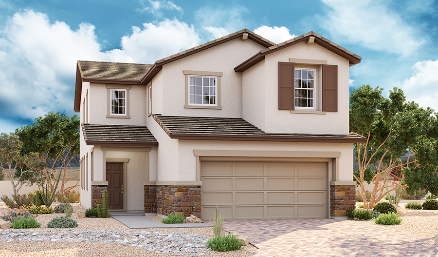 Cottonwood floor plan at Rockdale at Mountain's Edge Richmond American Homes