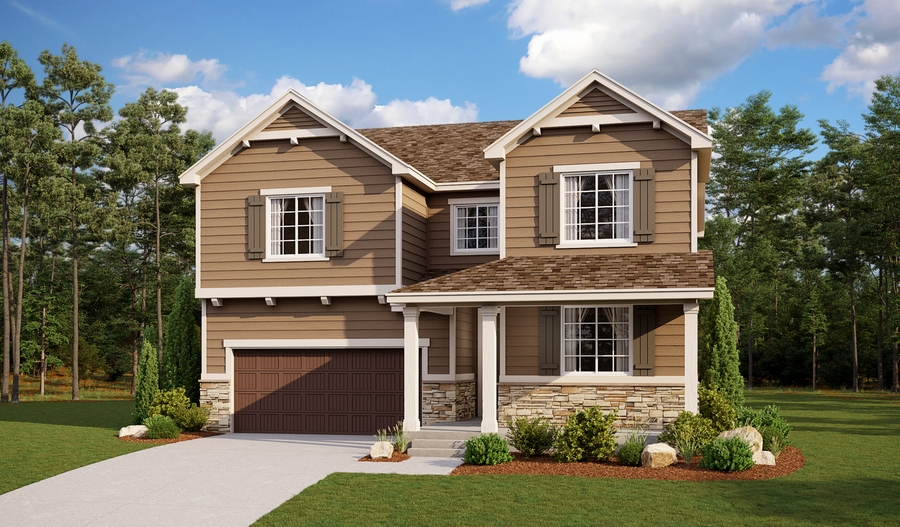 Coronado floor plan at Pierson Park Richmond American Homes