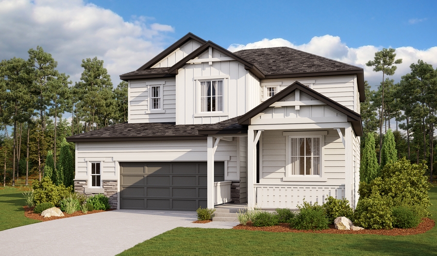 Fleming floor plan at Pierson Park Richmond American Homes