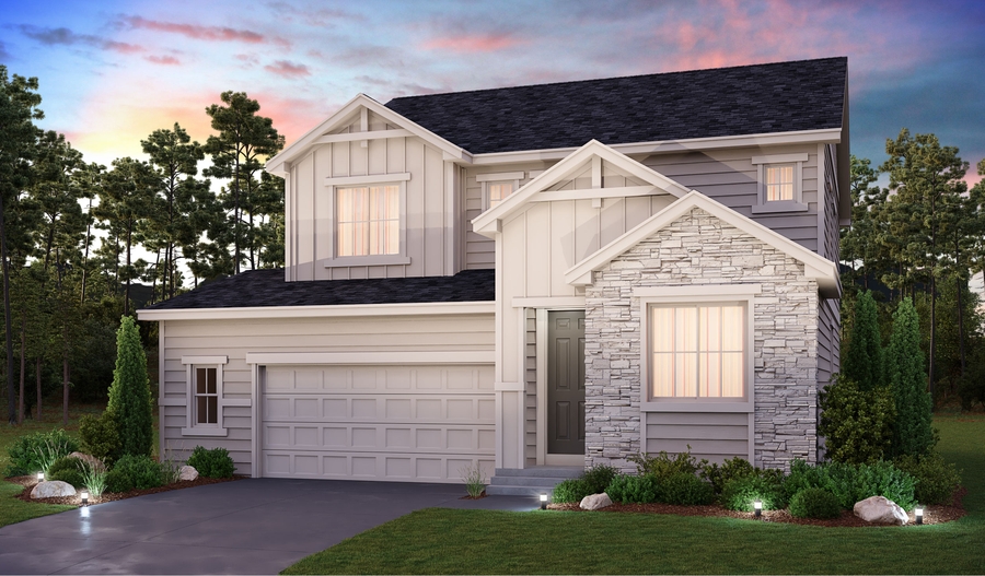 Foster floor plan at Pierson Park Richmond American Homes