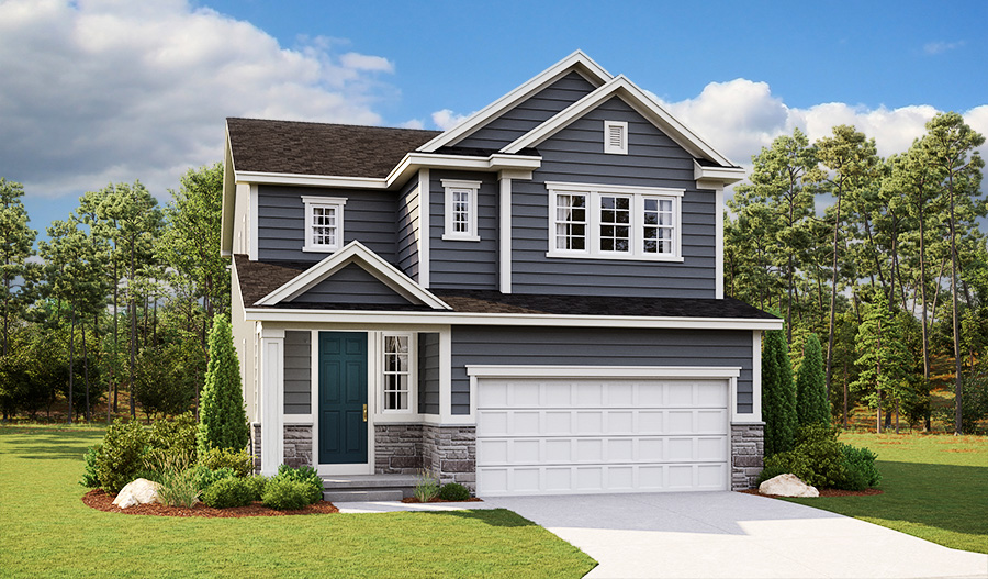 Exterior D of the Leah floor plan
