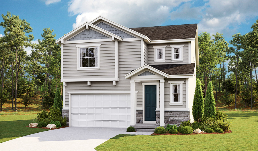 Exterior C of the Liesel floor plan