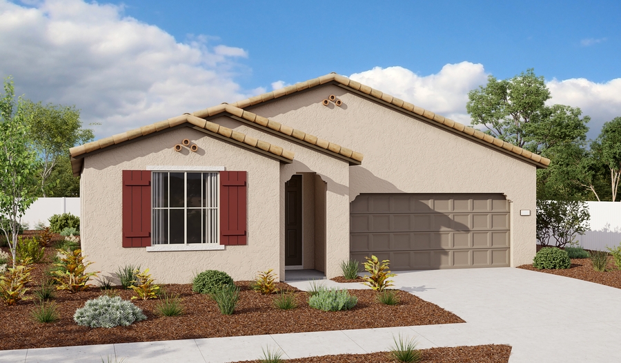 Exterior A of the Agate floor plan