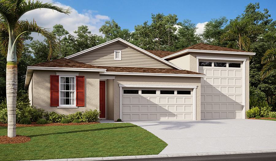 Exterior A of the Pewter floor plan
